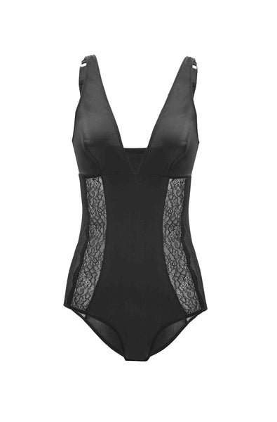 Signature Silk Deep Plunge Bodysuit