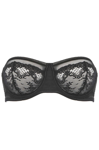 Lace Boudoir Underwired Strapless Bra