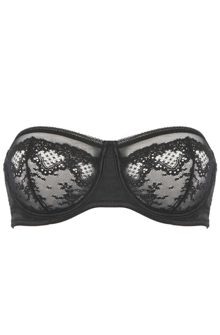 Lace Boudoir Underwired Strapless Bra