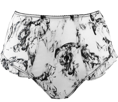 Splash Ink Ruffled Pin up Brief